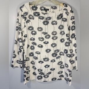Talbots Floral Top